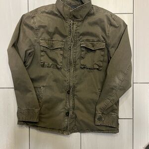 1901 Men's Military Style Jacket in Olive
